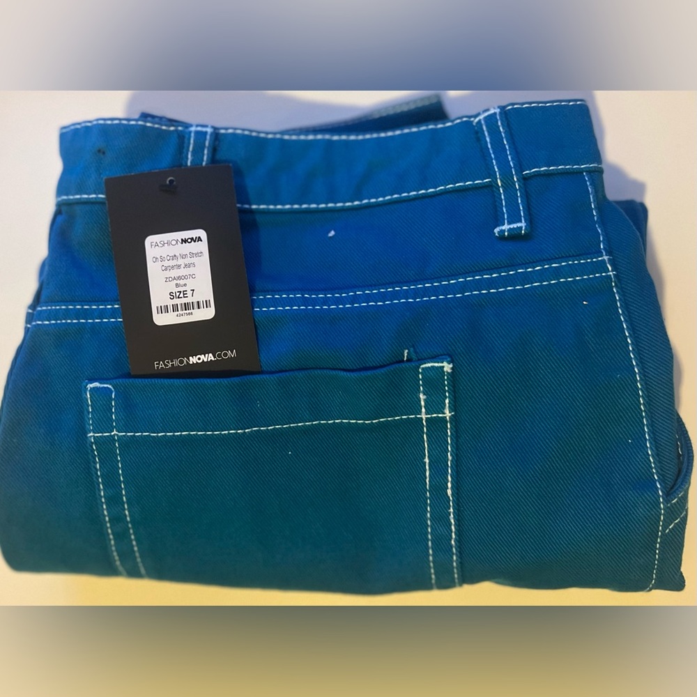 Blue Cargo Pants